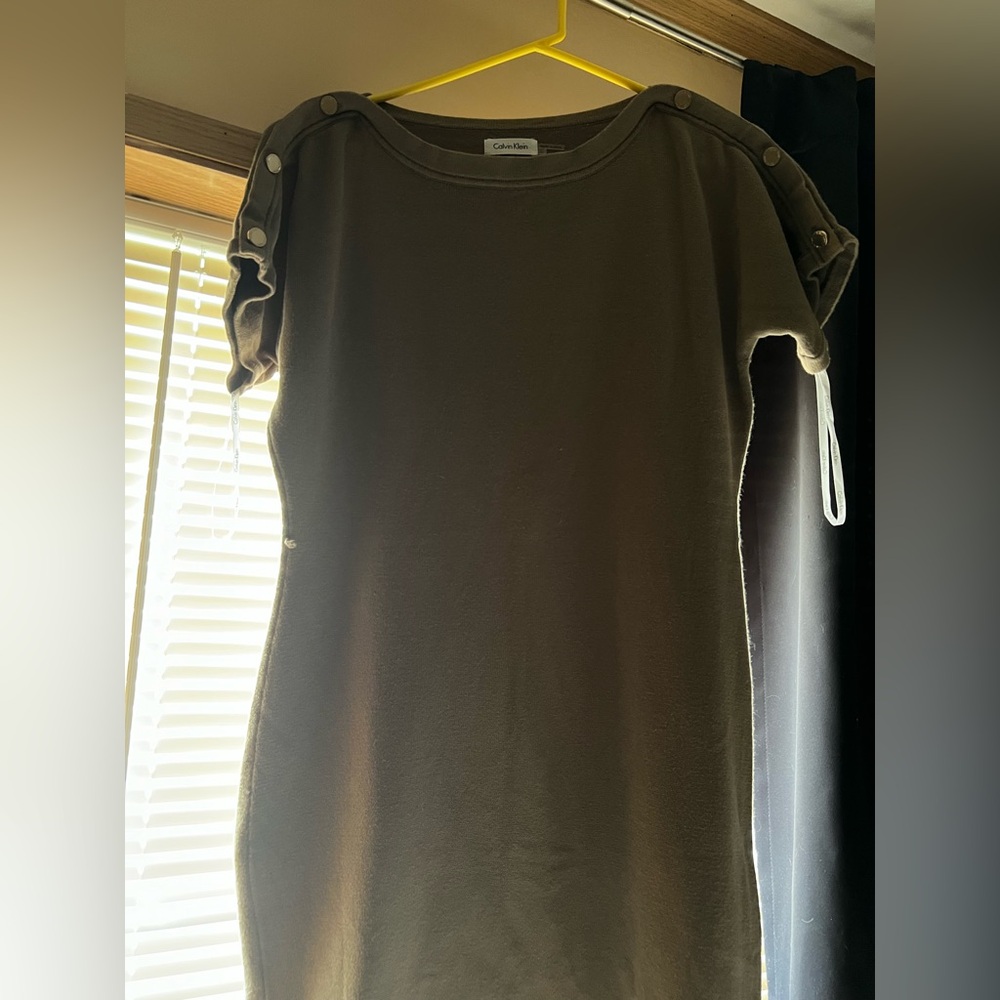 Calvin Klein Tan Knit Dress